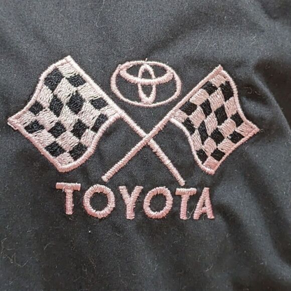 Vintage Top Gear x Toyota Starter Jacket Size L Stowaway Hood - Picture 11 of 14